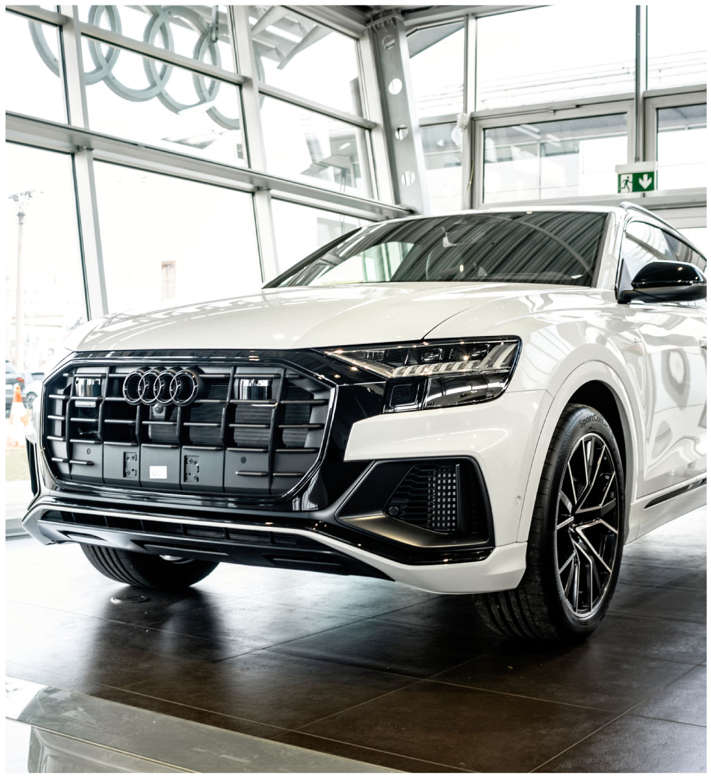 Audi with car window tint installed in Harrods Creek
